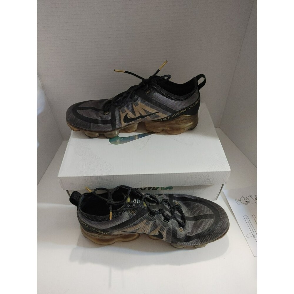 Men’s 2019 Nike Air VaporMax Sz 11.5 Black & Gold AR6631-002